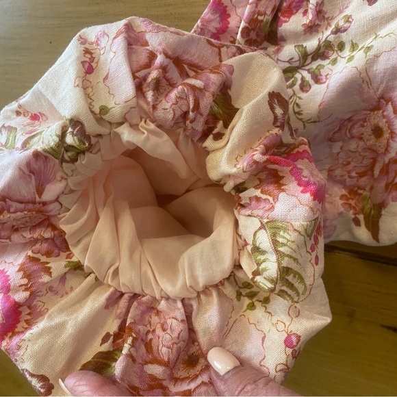 Women’s Floral Sweetheart Neck Puff Sleeve Long Feminine Avec Les Filles New 6 - Picture 15 of 16